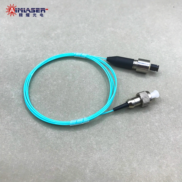 520nm40mw单模保偏光纤耦合激光器FC接头